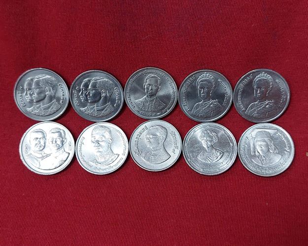 (ปิด59-)เหรียญ2บาท รวมวาระต่างๆ (10เหรียญ)