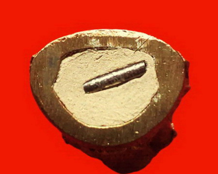 หนุมานอธิษฐานฤทธิ์ หลวงพ่อสนองชาติ วัดเย็นสนิทธรรมาราม เนื้อทองแดงนอก อุดมวลสารตะกรุดเงิน