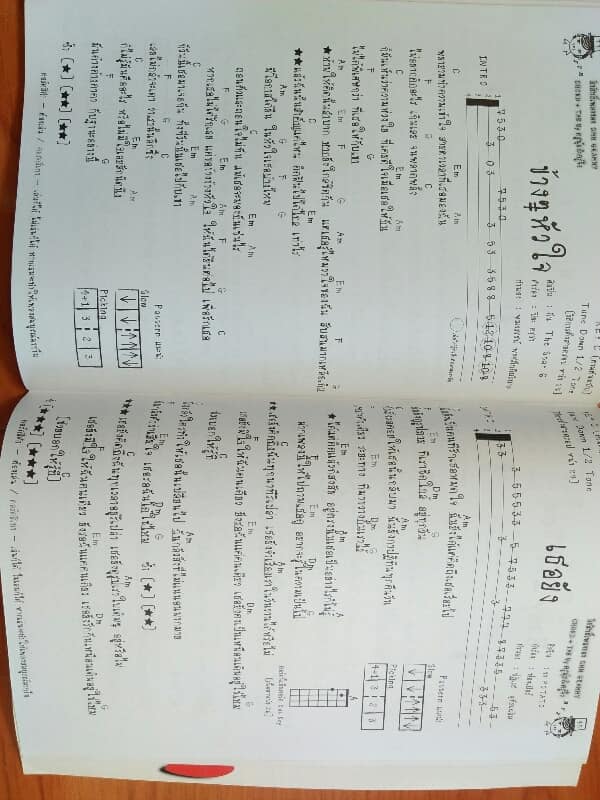 หนังสือคู่มือสอน เล่น อคูเลเล่ อย่างมีความสุข มือสอง เคาะเดียวครับ 