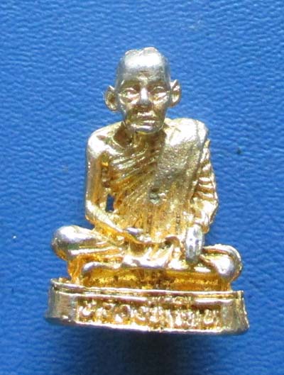 หลวงพ่อเขียน สำนักถ้ำขุนเณร  พิจิตร  รุ่นสร้างศาลา  ออก จ นครสวรรค์  กะไหล่ทอง   