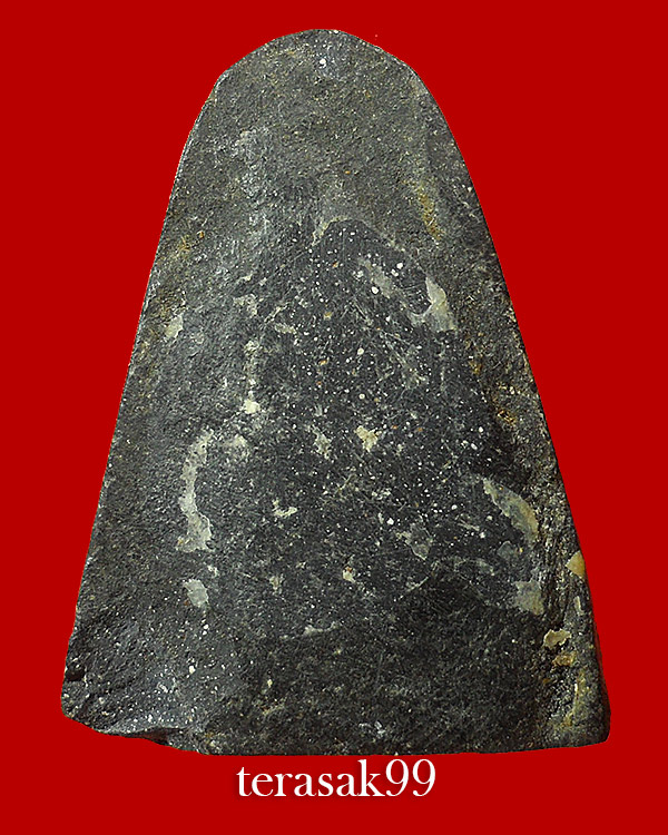 รูปเหมือนสมเด็จโต เนื้อดำ(ผงใบลาน) หลวงปู่นาค วัดระฆัง เนื้อผง ปี2495 หายาก