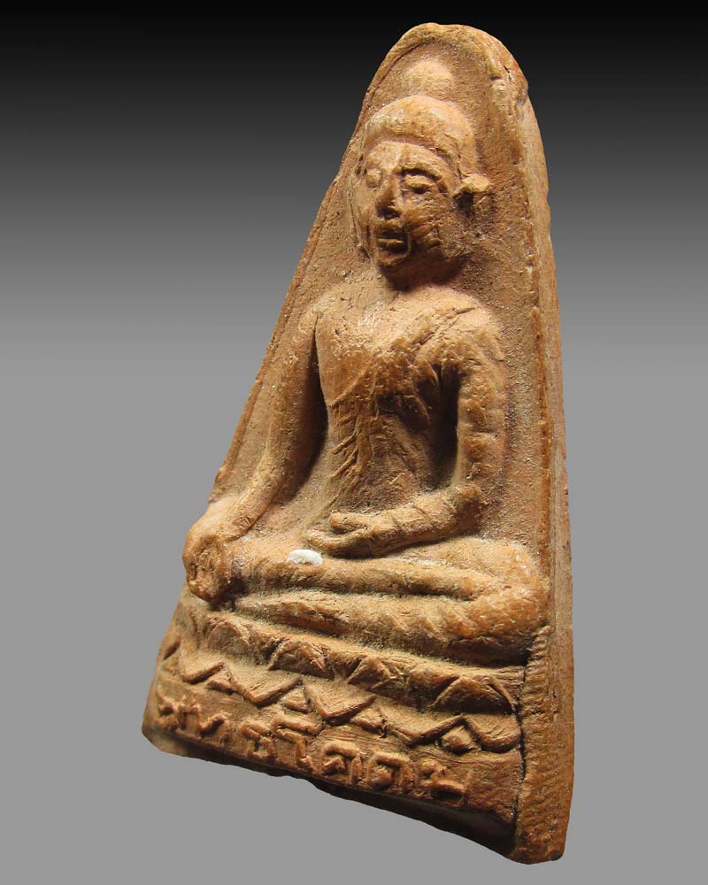 พระพุทธโคดมปางมารวิชัย หลวงพ่อขอม วัดไผ่โรงวัว จ.สุพรรณบุรี ปี2505