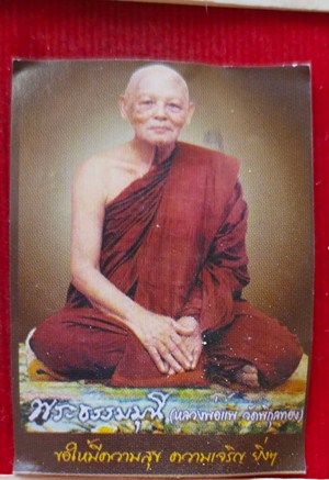 สมเด็จหลังรูปเหมือน+รูปถ่าย หลวงพ่อแพ วัดพิกุลทอง