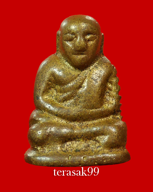 รูปหล่อหลวงพ่อเงิน อาจารย์แจ๊ะสร้าง พิมพ์หน้านกฮูกใหญ่ ปี2472 ราคาเบาๆ