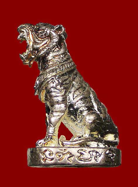 เสือมหาอำนาจหลวงพ่อสาคร กระไหล่เงิน เคาะเดียว 