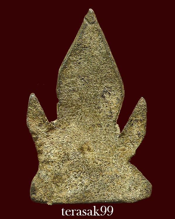 ซุ้มเสมาทิศ กรุวัดมหาธาตุ เพชรบูรณ์ เนื้อชินเงิน พร้อมบัตรรับรองฯ