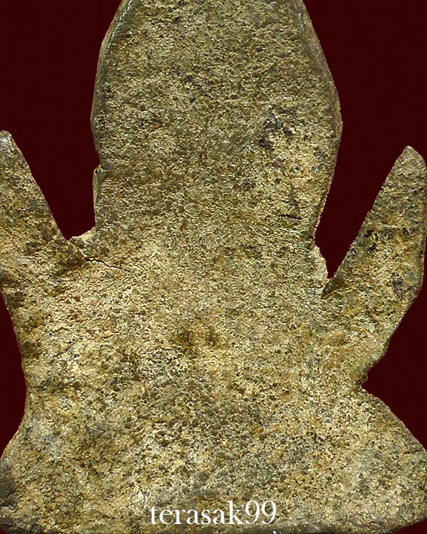 ซุ้มเสมาทิศ กรุวัดมหาธาตุ เพชรบูรณ์ เนื้อชินเงิน พร้อมบัตรรับรองฯ