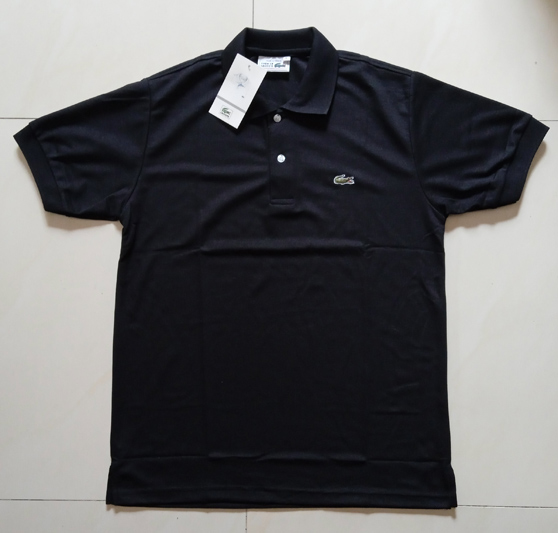 ของใหม่ ขายให้ถูกๆไปเลย เสื้อโปโล LACOSTE เบอร์ L สีดำ made in FRANCE