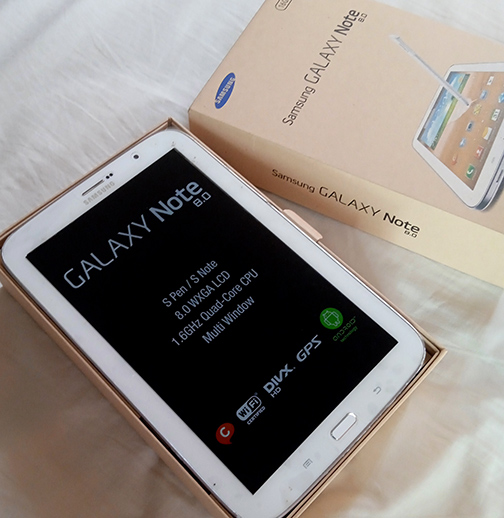 Samsung Galaxy Note8.0 มีกล่อง