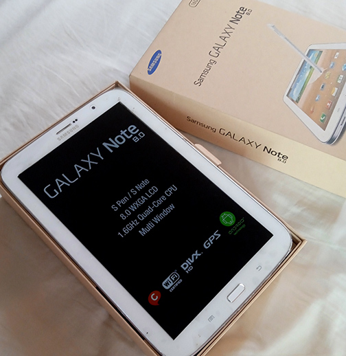 Samsung Galaxy Note8.0 มีกล่อง