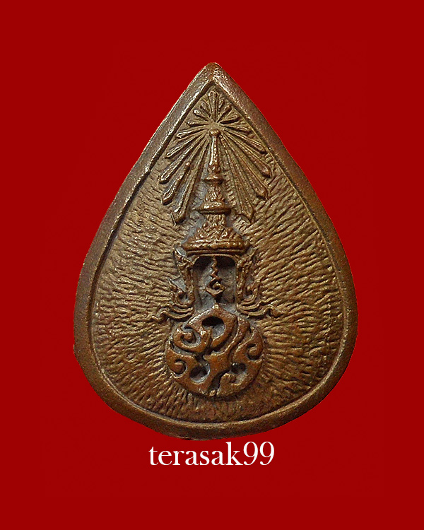 พระหลวงพ่อวัดไร่ขิง พิมพ์กลีบบัวใหญ่หลัง ภปร. ปี 2522 เนื้อนวะ จ.นครปฐม(2)