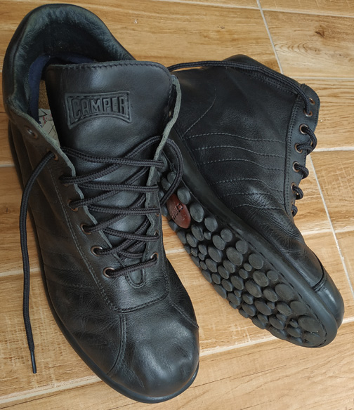 รองเท้า CAMPER แท้ Black Basket bootie Men Shoe คู่นี้ made in MOROCCO