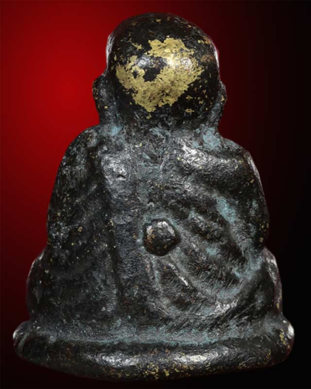 หล่อโบราณหลวงพ่อเงิน วัดบางคลาน พิมพ์ ช อุ ขึ้น รุ่นมหาลาภ วัดคงคาราม อำเภอโพทะเล จังหวัดพิจิตร 