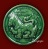 สิงห์เคลือบเขียว หลวงปู่ทิม วัดพระขาว อยุธยา ปี 2546