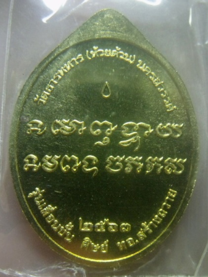 **วัดใจ**เหรียญเลื่อนขั้น ศิษย์ ทอ.สร้างถวาย หลวงพ่อพัฒน์ วัดห้วยด้วน จ.นครสวรรค์ ปี ๒๕๖๓**กล่องเดิม