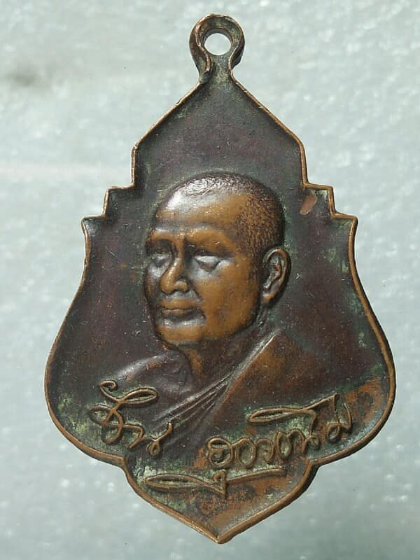 เหรียญพระอาจารย์วัน อุตตโมหลังพระนาคปรก  วัดถ้ำอภัยดำรงธรรม สกลนคร รุ่นเจ้าคุณ