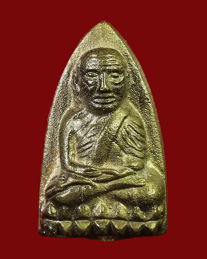 พระหลวงปู่ทวด วัดนิคมปากจั่น จ.ระนอง ปี 48 พิมพ์เตารีด หลังราหู พร้อมกล่องเดิม