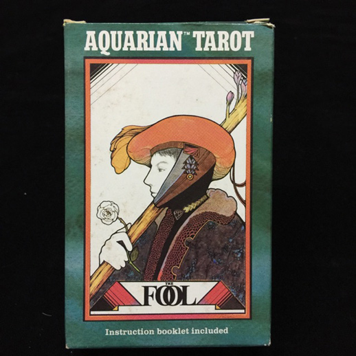 ไพ่ยิปซีพร้อมคู่มือ Aquarian Tarot 1993 Edition หายากมากเวอร์ชั่นนี้ ได้รับการยอมรับว่าสวยติดTop10