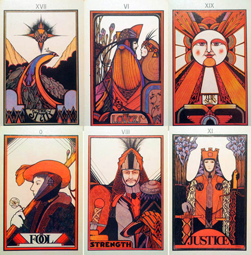 ไพ่ยิปซีพร้อมคู่มือ Aquarian Tarot 1993 Edition หายากมากเวอร์ชั่นนี้ ได้รับการยอมรับว่าสวยติดTop10