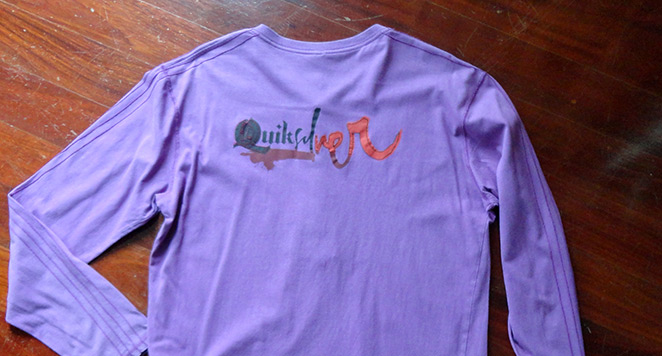 เสื้อ QUIKSILVER แขนยาว ของแท้ เบอร์ L ครับ