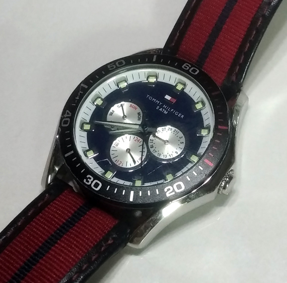 TOMMY HILFIGER โครโนกราฟ ของแท้