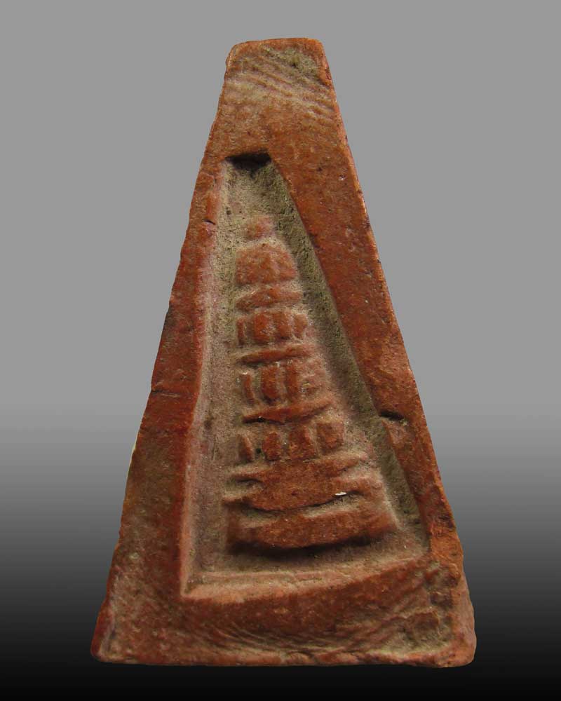 พระผงสุพรรณ รุ่นจงอางศึก วัดพระศรีรัตนมหาธาตุ สุพรรณบุรี ปี 2510 หลวงพ่อมุ่ย เสก