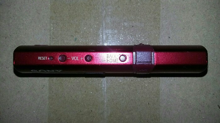 SONY WALKMAN MP3 DIGITAL MUSIC PLAYER รุ่น NWZ-B183F สีแดง