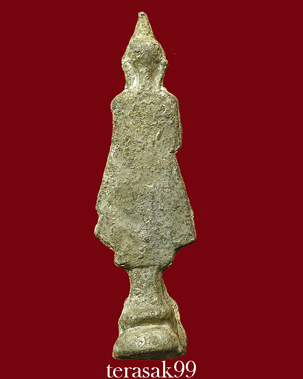 พระกรุวัดเลียบ พิมพ์ยืนประทานพร เนื้อชินเงิน กรุงเทพฯ (3)