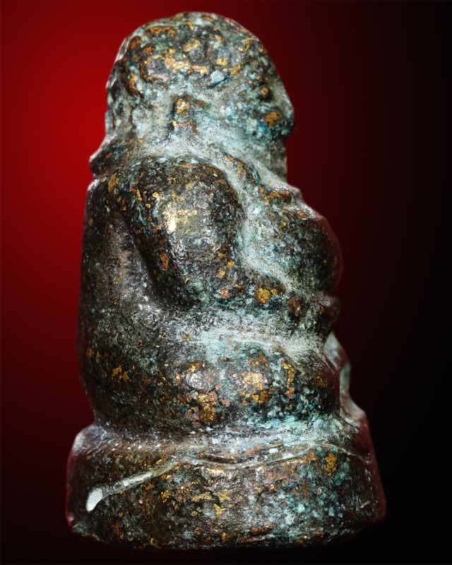 หล่อโบราณพระสังกัลจาย์  รุ่นแรก หลวงพ่อเงินบางคลาน กรุวัดขวาง พิมพ์เศียรเล็ก