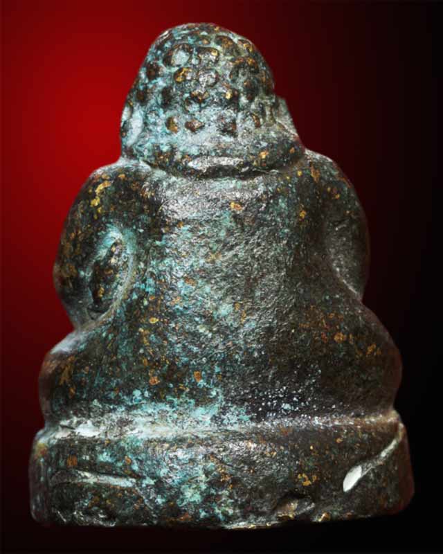 หล่อโบราณพระสังกัลจาย์  รุ่นแรก หลวงพ่อเงินบางคลาน กรุวัดขวาง พิมพ์เศียรเล็ก