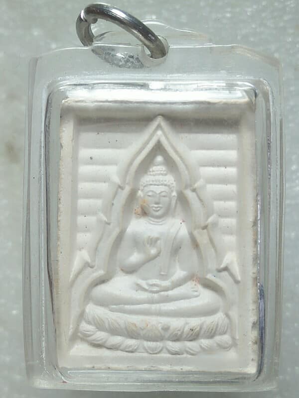 พระผงของขวัญ รุ่นวิทยาลัยสงฆ์ เลี่ยมพลาสติก