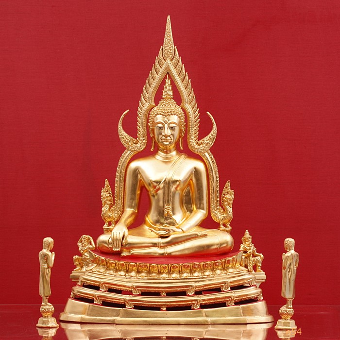 พระบูชาพระพุทธชินราช รุ่นบูรณะพิพิธภัณฑ์ หน้าตัก 9 นิ้ว งานปั้นจ่าทวี บูรณเขตต์ สวยงามมาก 