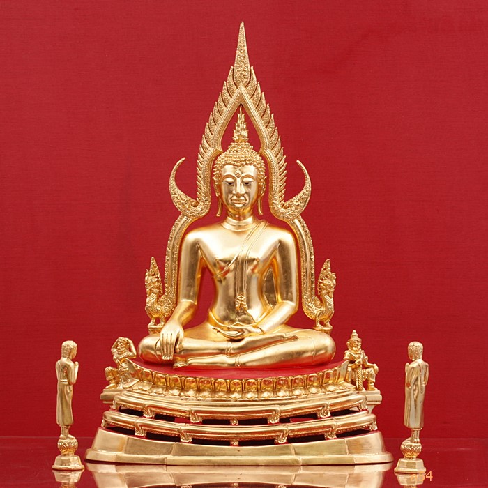 พระบูชาพระพุทธชินราช รุ่นบูรณะพิพิธภัณฑ์ หน้าตัก 9 นิ้ว งานปั้นจ่าทวี บูรณเขตต์ สวยงามมาก 