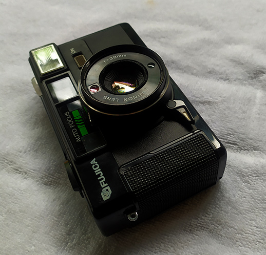 กล้องหายาก สวยคลาสสิคมากๆ FUJICA ของแท้ AUTO-7สีดำ