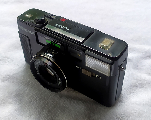 กล้องหายาก สวยคลาสสิคมากๆ FUJICA ของแท้ AUTO-7สีดำ
