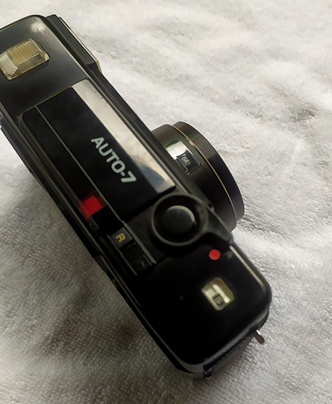 กล้องหายาก สวยคลาสสิคมากๆ FUJICA ของแท้ AUTO-7สีดำ