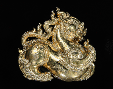 หล่อสิงหราช เตโช ฤทธิไกร เนื้อทองระฆัง หลวงพ่อทอง วัดบ้านไร่ ปี 62