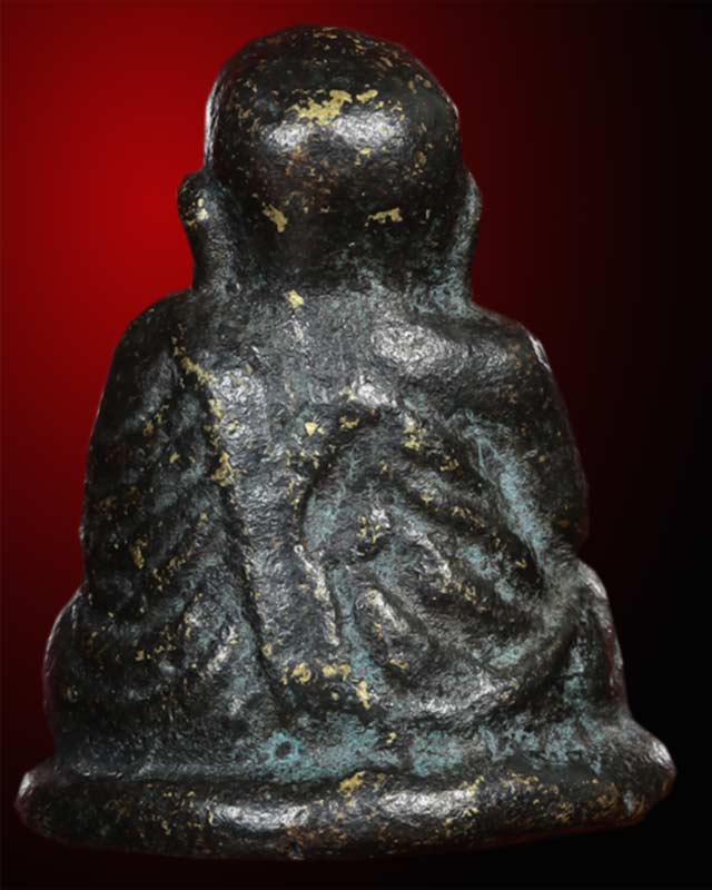 หล่อโบราณหลวงพ่อเงิน วัดบางคลาน พิมพ์ ช อุ ขึ้น รุ่นมหาลาภ วัดคงคาราม อำเภอโพทะเล จังหวัดพิจิตร 