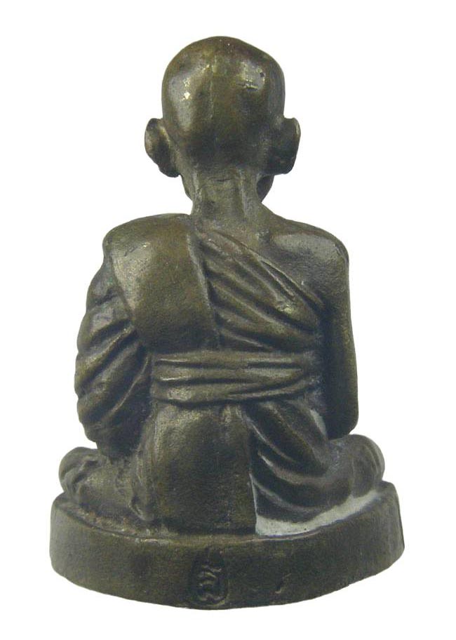 รูปหล่อ รุ่น 2 หัวโต หลวงพ่อพูล วัดไผ่ล้อม นครปฐม ปี 2538