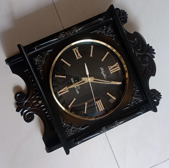 นาฬิกาเก่าวินเทจ Rhythm ของแท้ 4JEWELS TRANSISTOR CLOCK สวย หายาก