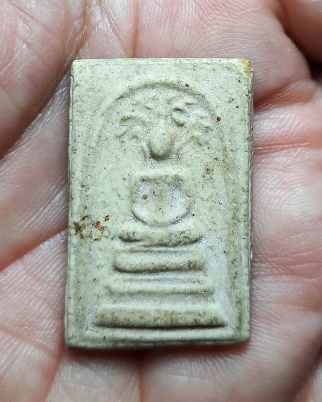 พระสมเด็จวัดระฆังพิมพ์ปรกโพฐานแซมไม่ทราบปีสร้าง