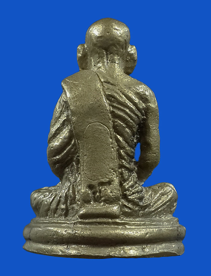 รูปหล่อหลวงพ่อชื่น วัดเขาหัวนา จ.นครนายก ที่ระลึกงานกฐิน เนื้อทองระฆัง หมายเลข683