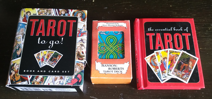 ไพ่ยิปซี Hanson Robert Tarot Deck ของแท้ ชุด Tarot to go และคู่มือสี่สีทั้งเล่ม ใน Boxset สวยงาม