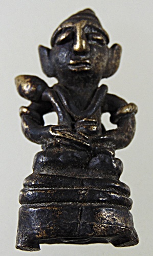 รูปหล่อพระบัวเข็ม เนื้อโลหะ