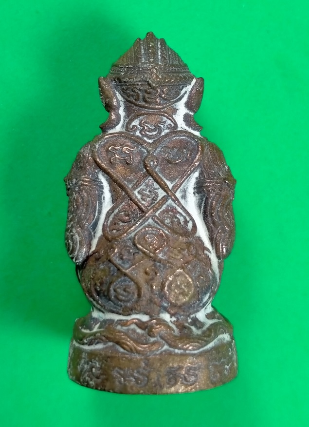 หนุมานมหาปราบ ชินบัญชร หลวงพ่อสิน วัดละหารใหญ่ เนื้อสำริดโบราณก้นอุดผง