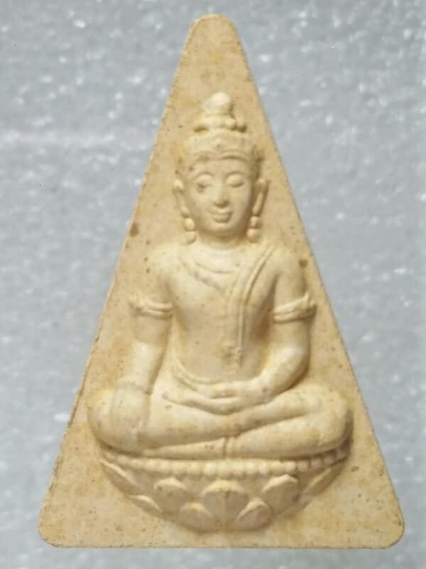 พระผงจิตรดา ๖ รอบ หลังสก