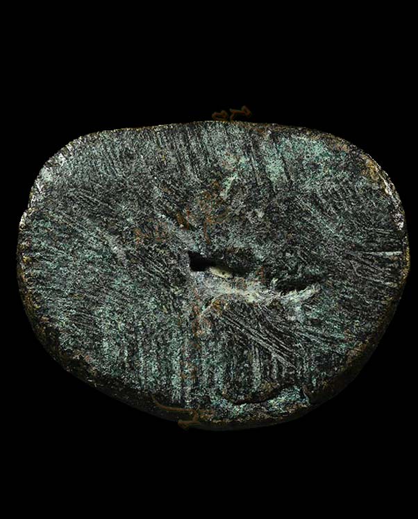 หล่อโบราณหลวงพ่อเงิน วัดบางคลาน รุ่นปืนแตก พิมพ์ยินมเศียรโต