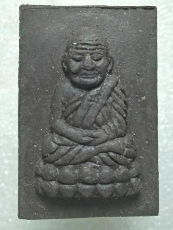 พระผงหลวงพ่อทวดหลังหลวงพ่อด่วน วัดบางนอน ระนอง  มหาว่านมงคล +กล่อง