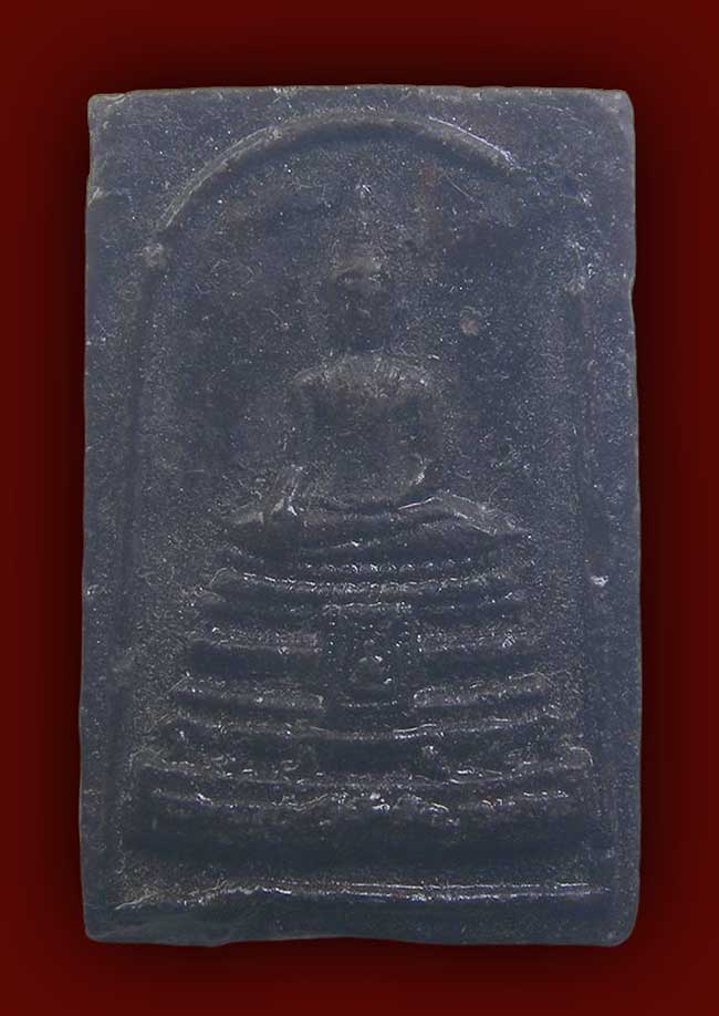 พระประธานในโบสถ์ เนื้อดินชุบรัก หลวงพ่ออวยพร วัดดอนยายหอม นครปฐม