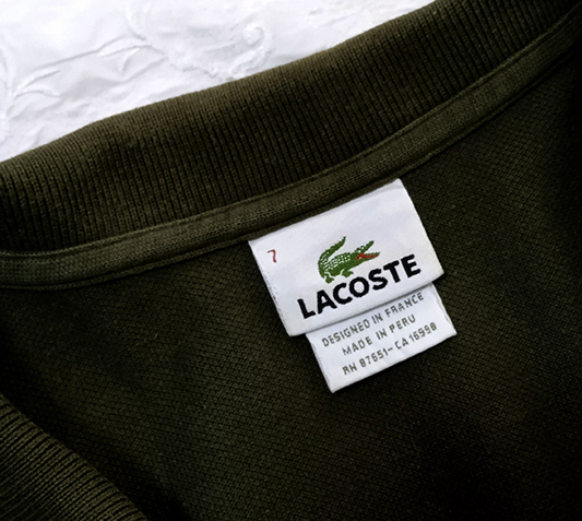 ของแท้ เสื้อ Lacoste ไซส์ใหญ่